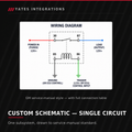 Custom Schematic — Single Circuit